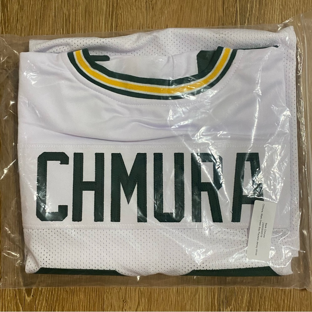 AUTOGRAPHED Mark Chmura Packers Jersey